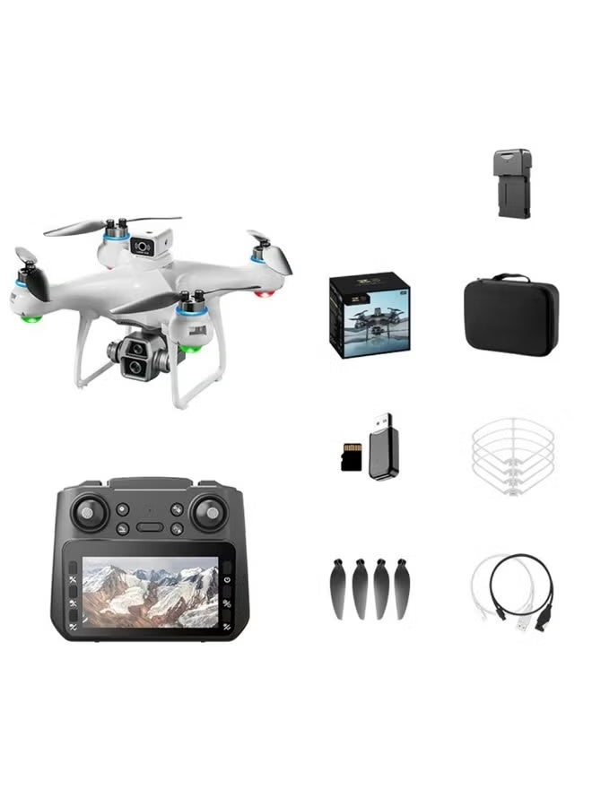 JAJEEK Z3 Brushless Quadcopter Dual Camera HD FPV RC Drone with 4.3 Inch Large Screen Remote Control, Stable Flight, One Battery Included, Long Range Viewing for Beginners & Hobby Use - Image 1